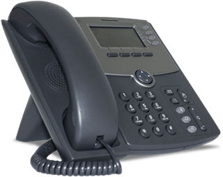 black office phone